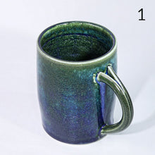 Load image into Gallery viewer, Dark Green Mug -Split Handle
