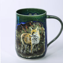 Load image into Gallery viewer, Dark Green Mug - Fox
