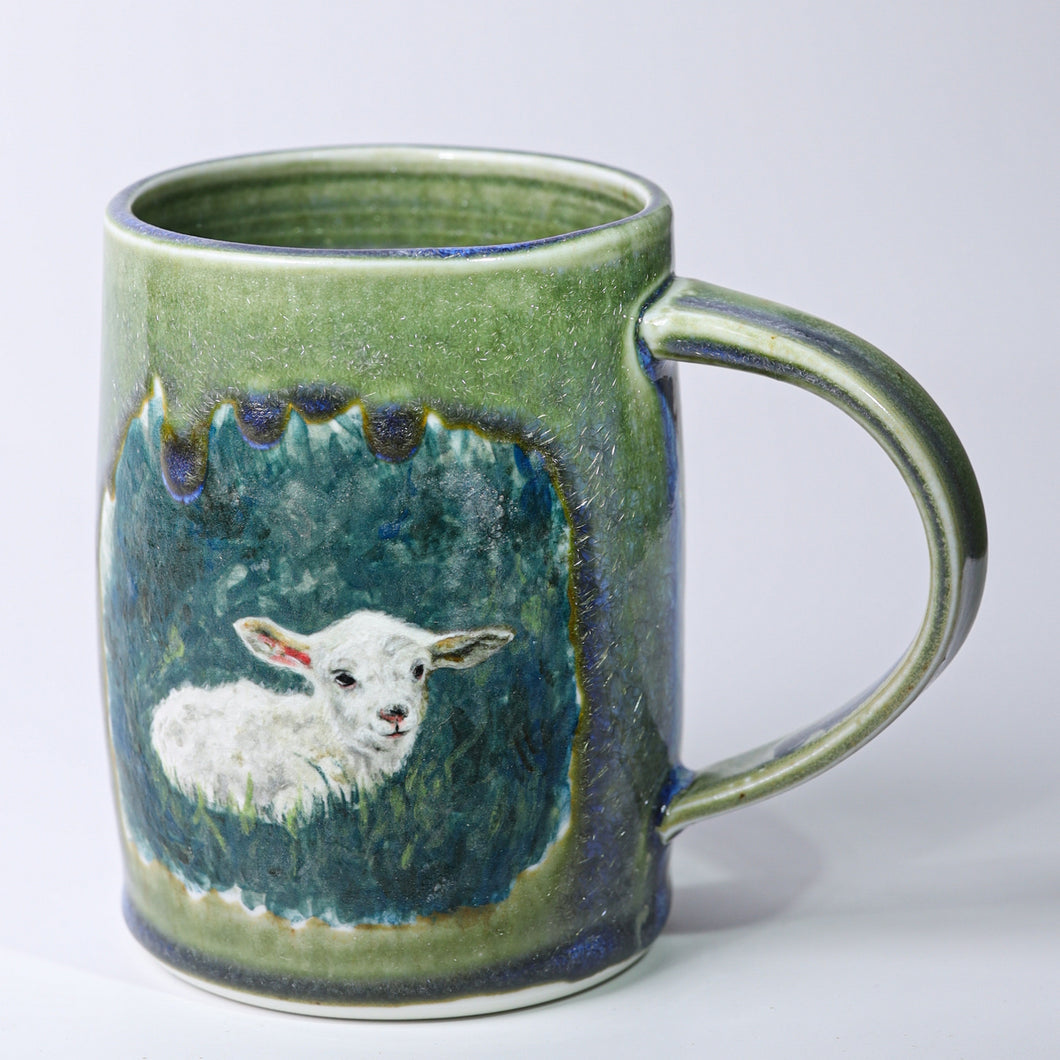 Light Green Mug - Baby Sheep
